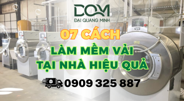 7 cách làm mềm vải tại nhà hiệu quả