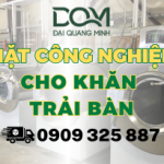 Lý do nên chọn giặt công nghiệp cho khăn trải bàn thay vì giặt tay