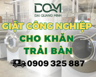 Lý do nên chọn giặt công nghiệp cho khăn trải bàn thay vì giặt tay